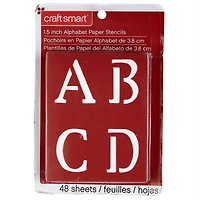 1.5" Old School Alphabet Stencils by Craft Smart®