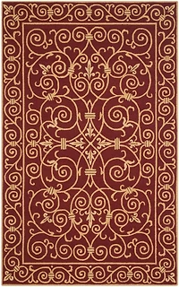 Chelsea Scrollwork 3'-9" X 5'-9" Area Rug