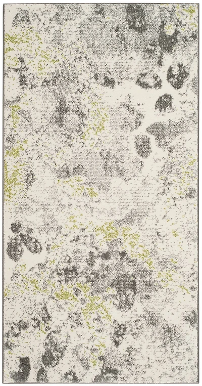 Water Color Contemporary 2'-7" X 5' Area Rug