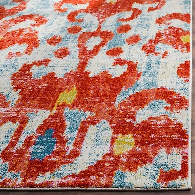 Water Color Modern 2'-7" X 5' Area Rug
