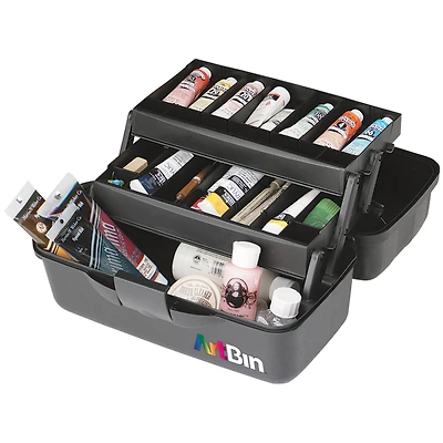 ArtBin 2 Tray Sketch Box, Black