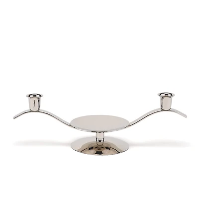 Hortense B. Hewitt Co. Silver Scroll Candle Stand