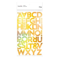 Iridescent Rose Gold Alphabet Stickers by Recollections™