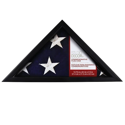 Black Commemorative Flag Case by Studio Décor®