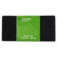 3" Black Knit Elastic - 2 Yards