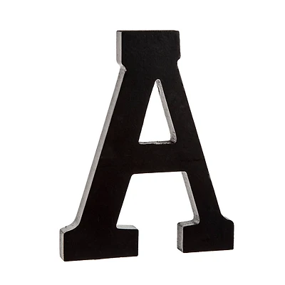 7" Black Wooden Letter by ArtMinds®