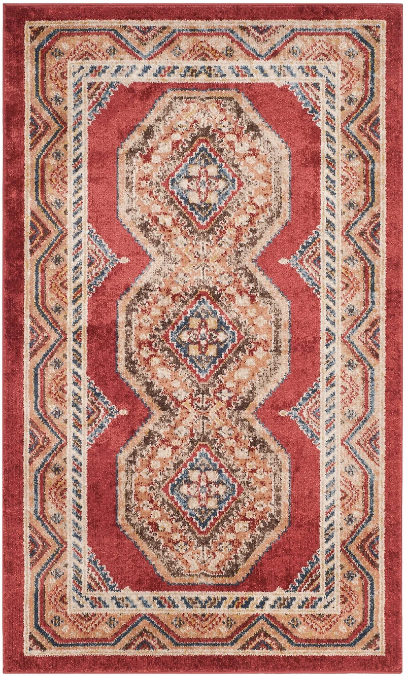 Bijar Border Diamond 3' X 5' Area Rug