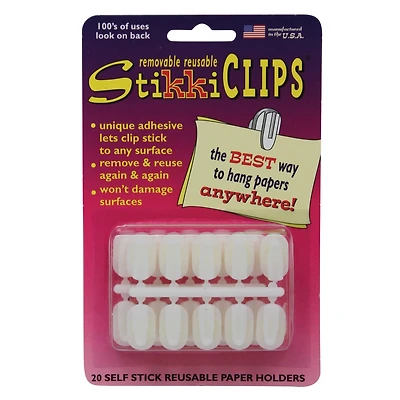 StikkiCLIPS®, White