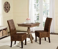 Avita Dining Chair Set of 2 in Brown