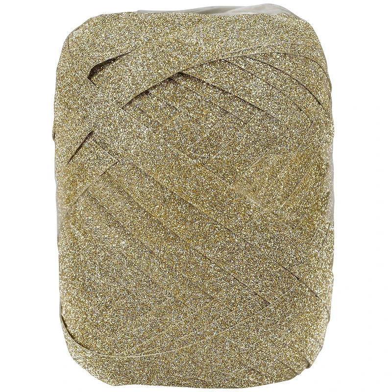 66ft. Glitter Gold Ribbon Keg By Celebrate It™