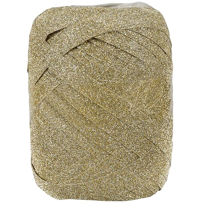 66ft. Glitter Gold Ribbon Keg By Celebrate It™