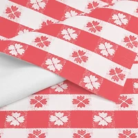 Red Tavern Check Flannel Backed Vinyl