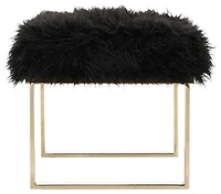 Maia Faux Lamb Bench