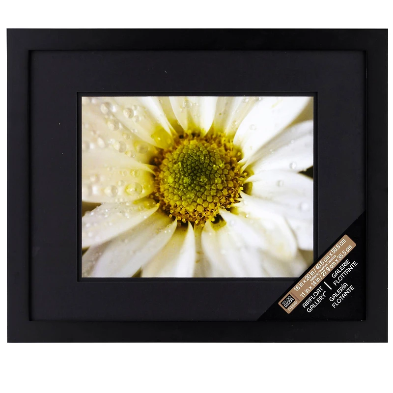 Black Gallery Wall Frame with Black Double Mat by Studio Décor®