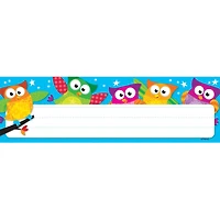 Trend Enterprises® Desk Toppers® 2.88" x 9.5" Owl-Stars!® Name Plates, 12 Pack Bundle