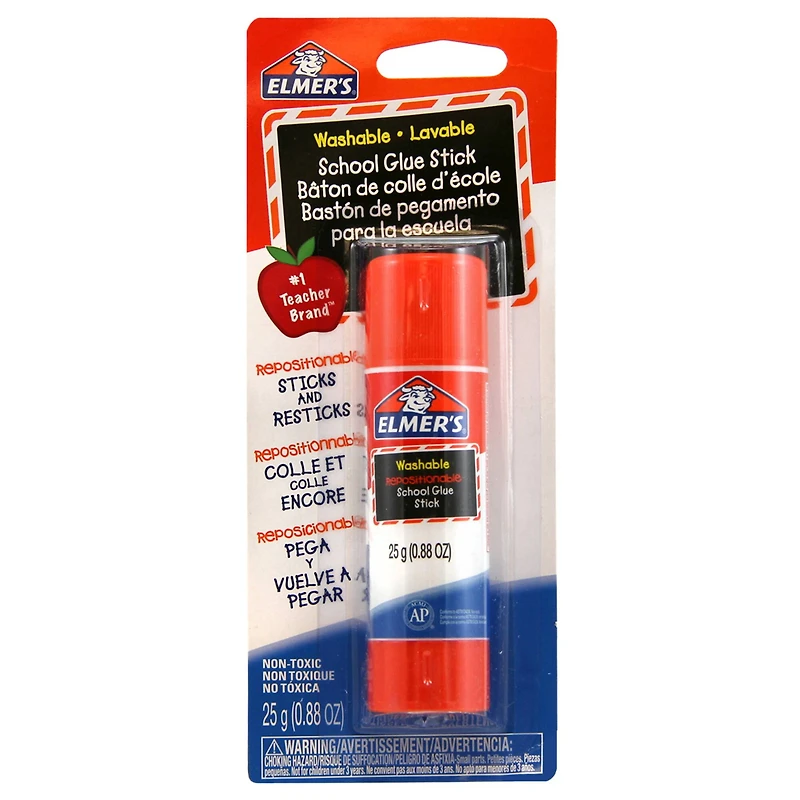 Elmer’s® Washable Repositionable School Glue Stick