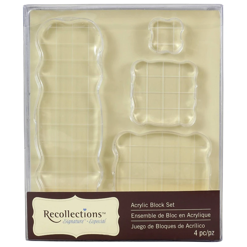 6 Pack: Signature Acrylic Block Set by Recollections™