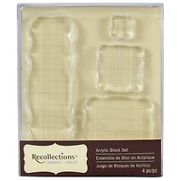 6 Pack: Signature Acrylic Block Set by Recollections™