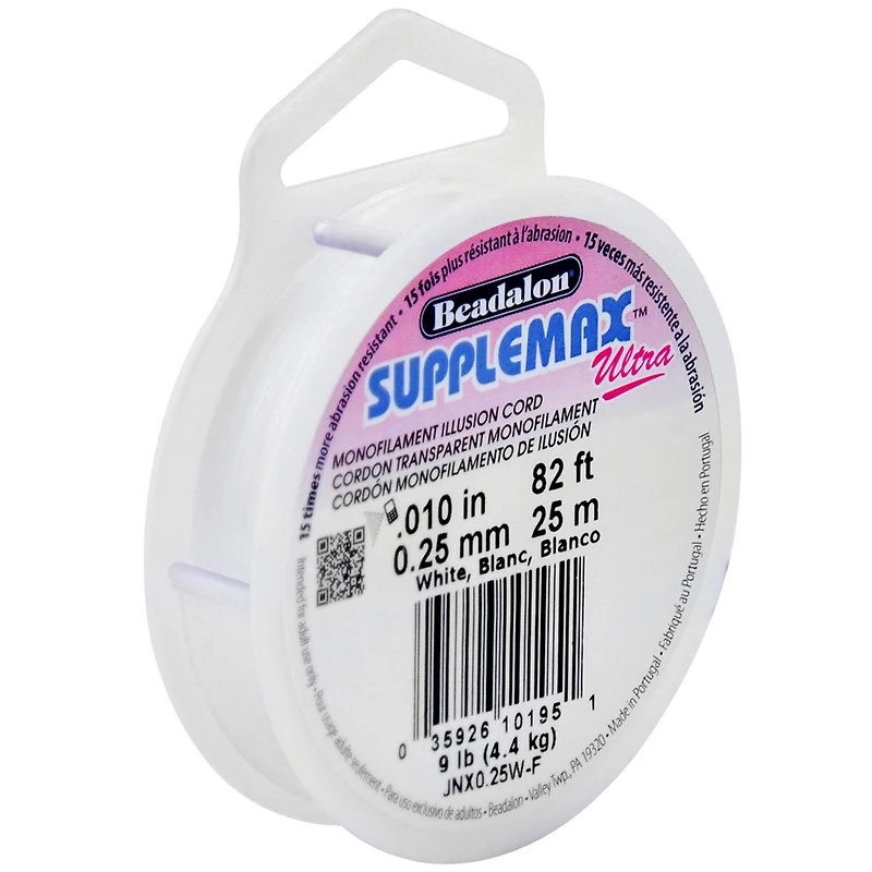 Beadalon® Supplemax™ 0.25mm Ultra Monofilament Illusion Cord