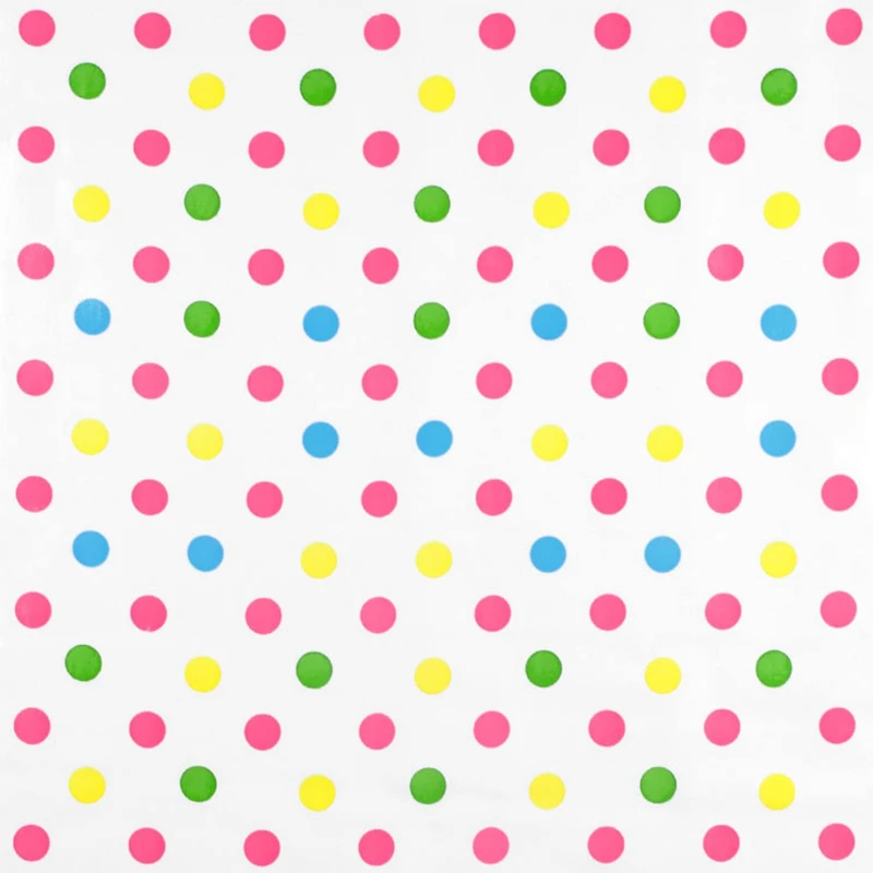 Pink Confetti Oilcloth