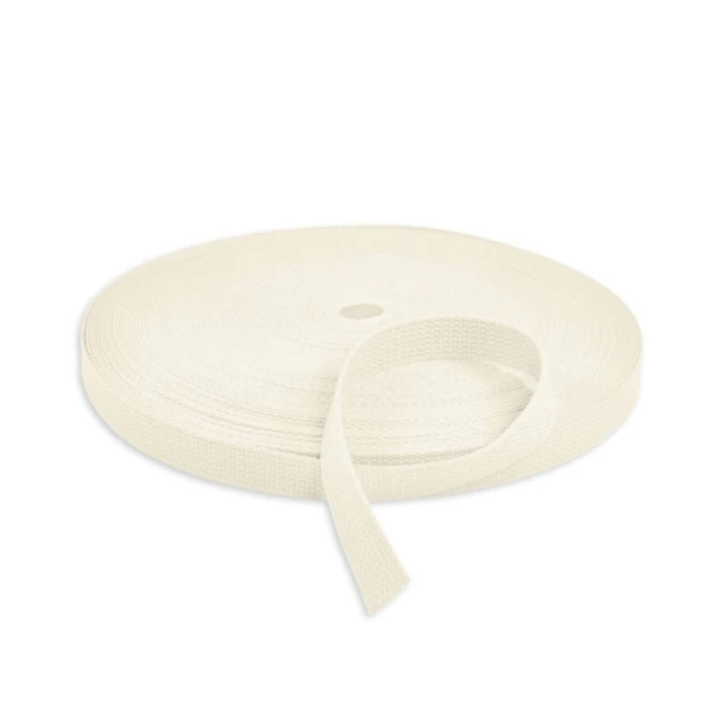 1 1/4" Natural Cotton Webbing