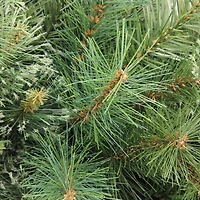 48" Unlit Cashmere Mixed Pine Teardrop Swag