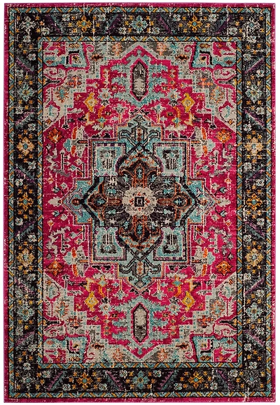 Monaco Transitional Medallion 4' X 5'-7" Area Rug