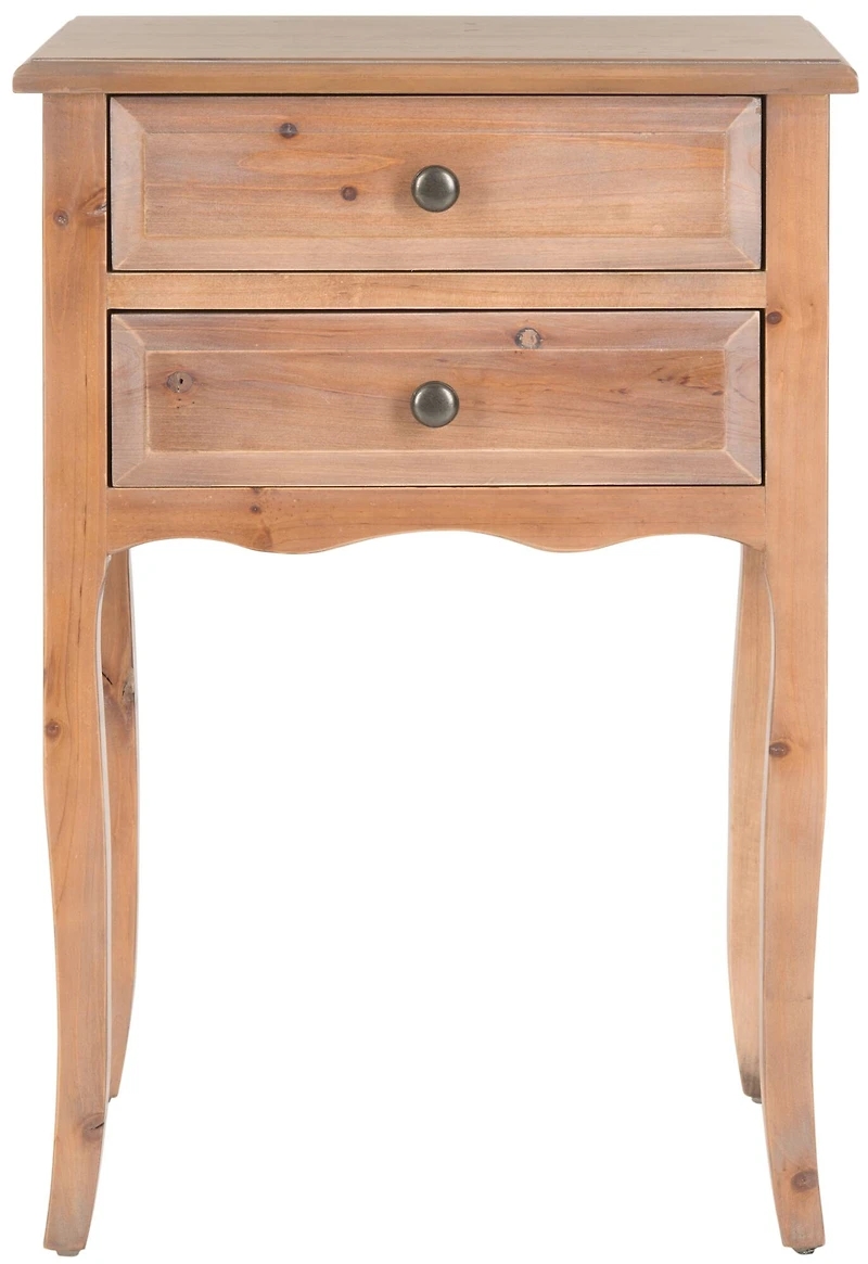 Lori End Table in Red Maple