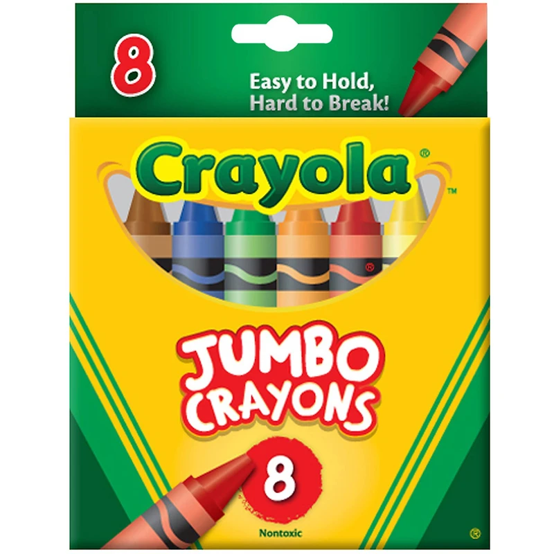 Crayola® Jumbo Easy Grasp Crayons, 8ct.