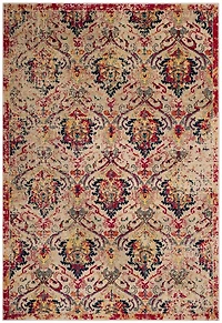 Evoke Trailing Damask 4' X 6' Area Rug