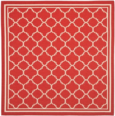 Courtayrd Quatre Border 4' X 4' Square Area Rug