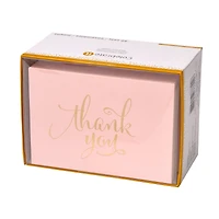 Blush & Gold Thank You Cards & Envelopes By Celebrate It™