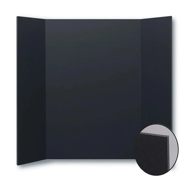Black Flipside Foam Project Board, 36" x 48", Pack of 10