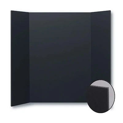 Black Flipside Foam Project Board, 36" x 48", Pack of 10
