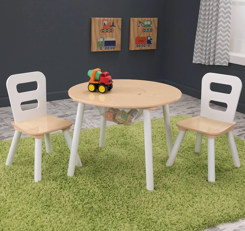 KidKraft Round Storage Table & Chair Set