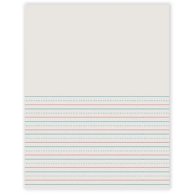 Pacon® White 1/2" Short Ruled Newsprint Storybook Paper, 5 Packs