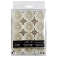 1.75" Ivory Flameless LED Votive Candles, 12ct. by Ashland®