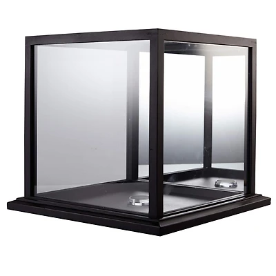 Black Basketball Display Case with Mirror Back by Studio Décor®