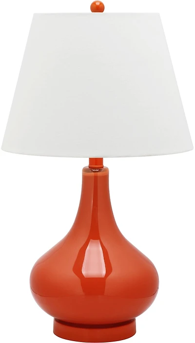 Amy Gourd Table Lamp in Orange