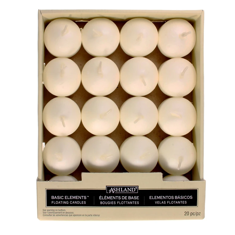 Ivory Floater Candle by Ashland®