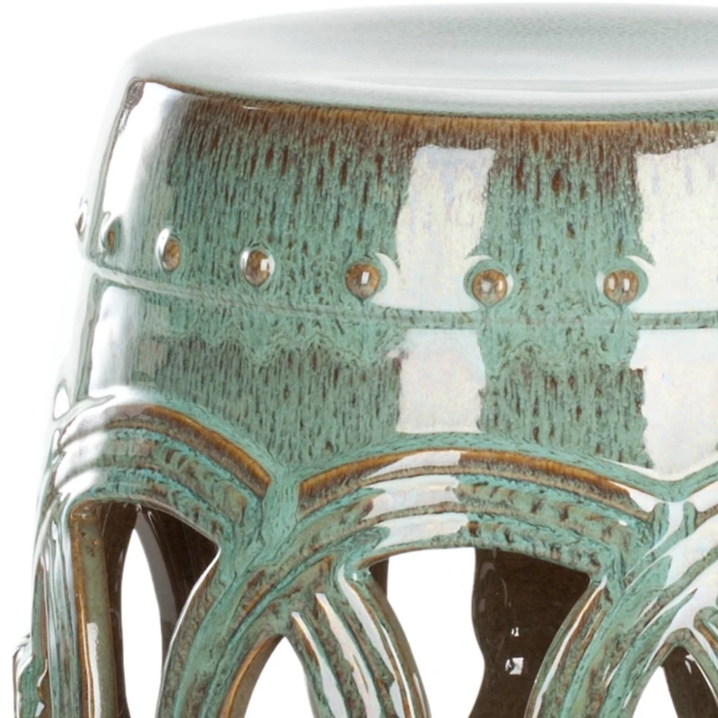 Double Coin Garden Stool in Antique