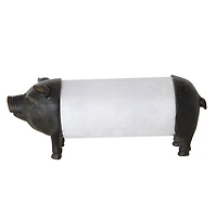 Hello Honey® Resin Pig Paper Towel Holder