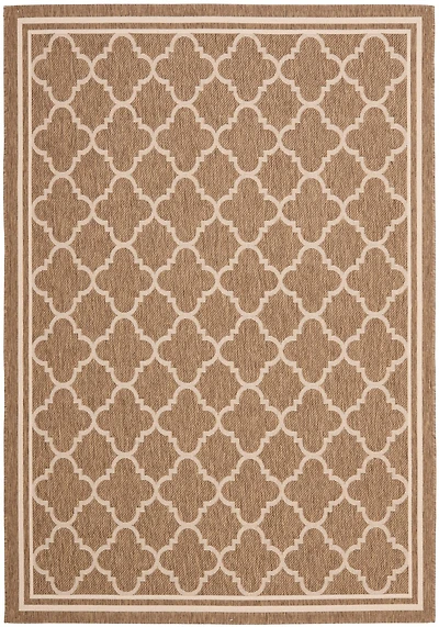 Courtyard Quatre Border 5'-3" X 7'-7" Area Rug