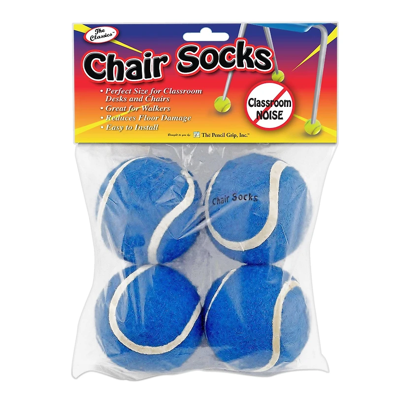 The Pencil Grip™ Blue Chair Socks, Pack of 144