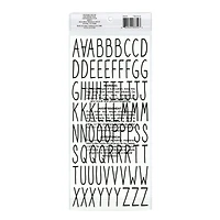 Black Narrow Alphabet Stickers by Recollections™