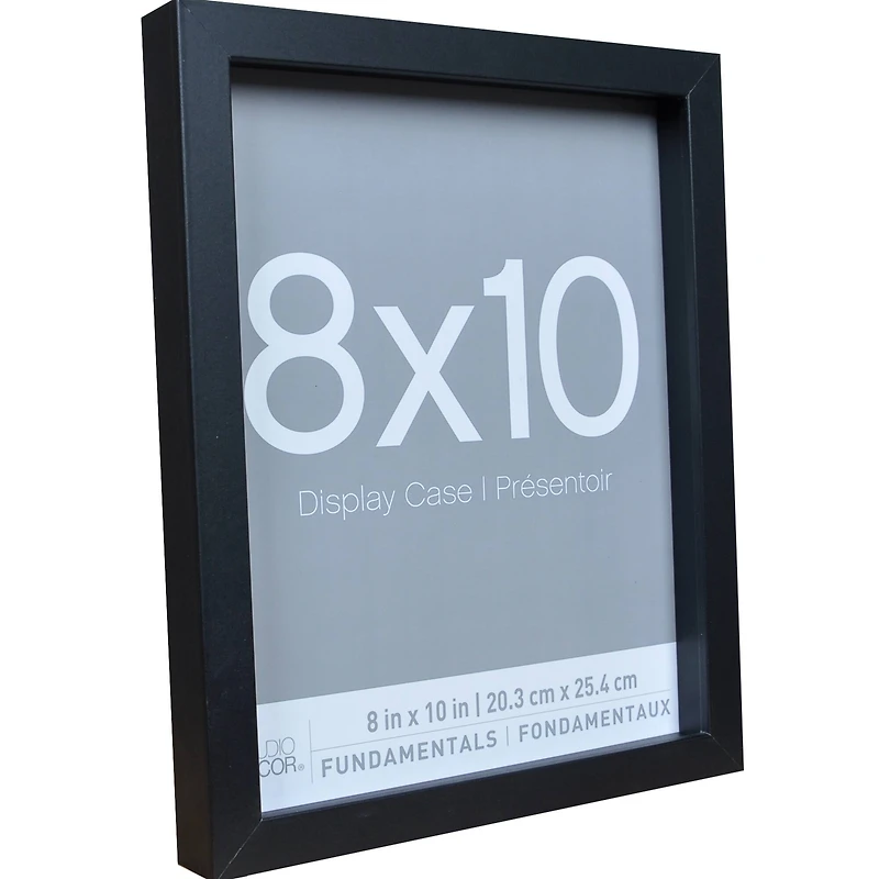 3 Pack Fundamentals 8" x 10" Black Shadow Boxes by Studio Décor®