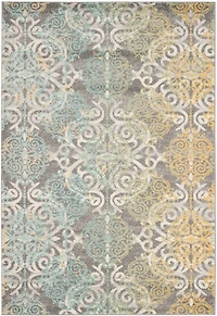 Evoke Damask 3' X 5' Area Rug