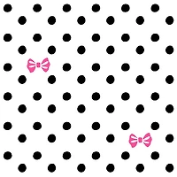 Springs Creative Ditzy Bow Dot White Quilting Cotton Fabric