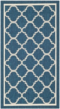Courtayrd Quatre Border 4' x 5' 7" Area Rug