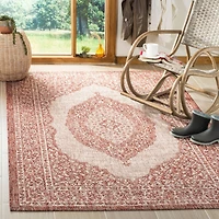 Courtyard Medallion 5'-3" X 7'-7" Area Rug